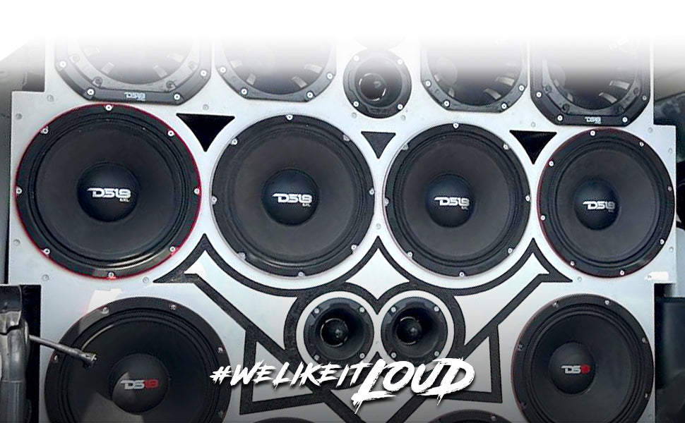PRO EXL 10" Mid-Bass Loudspeaker 600 Watts Rms 4-Ohm - DS18