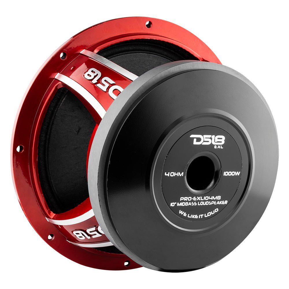 PRO EXL 10" Mid-Bass Loudspeaker 600 Watts Rms 4-Ohm - DS18
