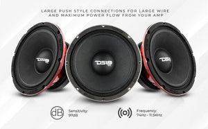 DS18 PRO-EXL108 10" Mid-Range Loudspeaker 1200 Watts 8-Ohm - DS18
