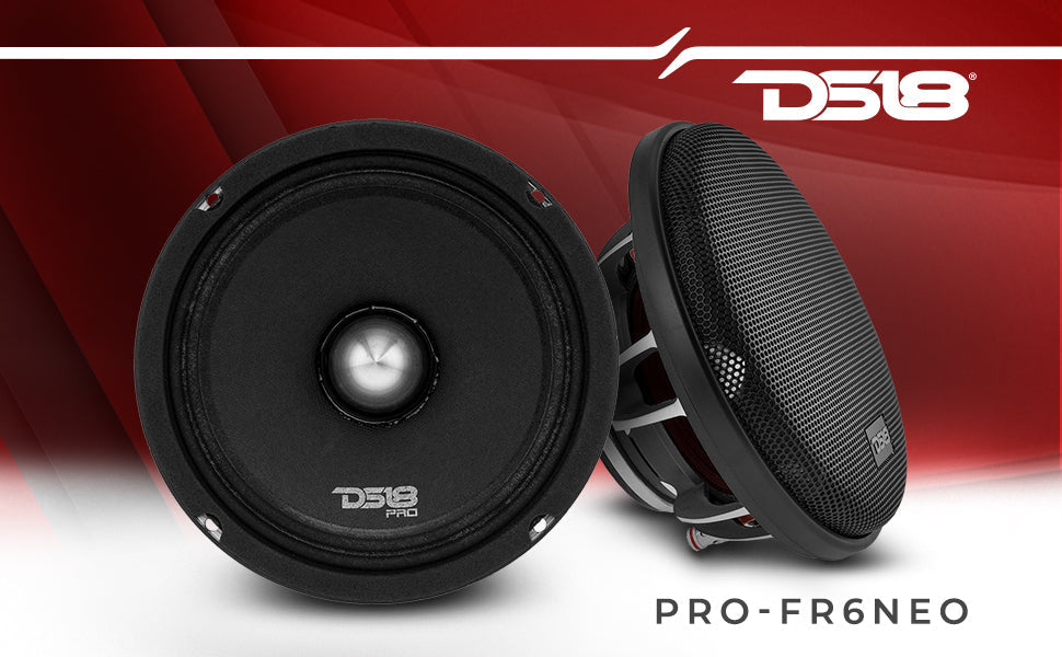 PRO 6.5" Neodymium Full-Range Bullet Loudspeaker 225 Watts Rms 4-Ohm - DS18
