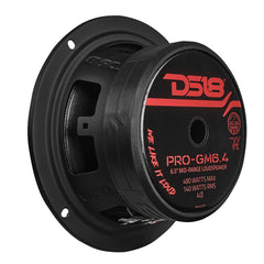 DS18 PRO-GM6.4 6.5" Mid-Range Loudspeaker 480 Watts 4-Ohm - DS18