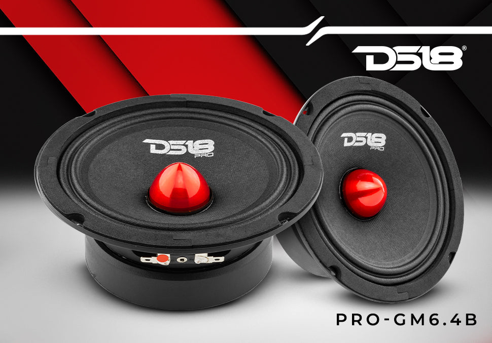 PRO 6.5" Mid-Range Loudspeaker with Bullet | 140W RMS 4-Ohm - DS18