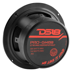 6.5" Mid-Range Loudspeaker with Bullet 480 Watts 8-Ohm - DS18