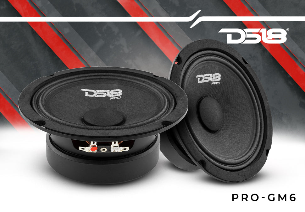 DS18 PRO-GM6 6.5" Mid-Range Loudspeaker 480 Watts 8-Ohm - DS18