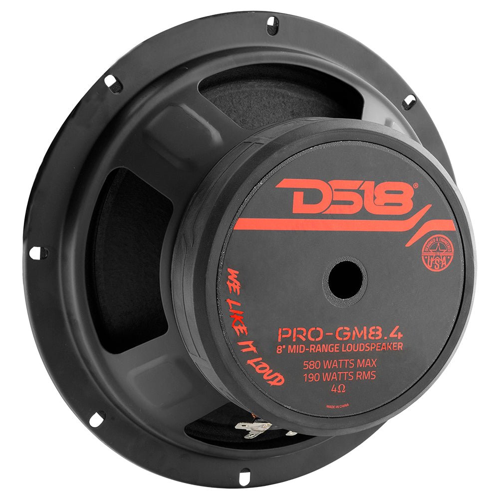 DS18 PRO-GM8.4 8" Mid-Range Loudspeaker 580 Watts 4-Ohm - DS18