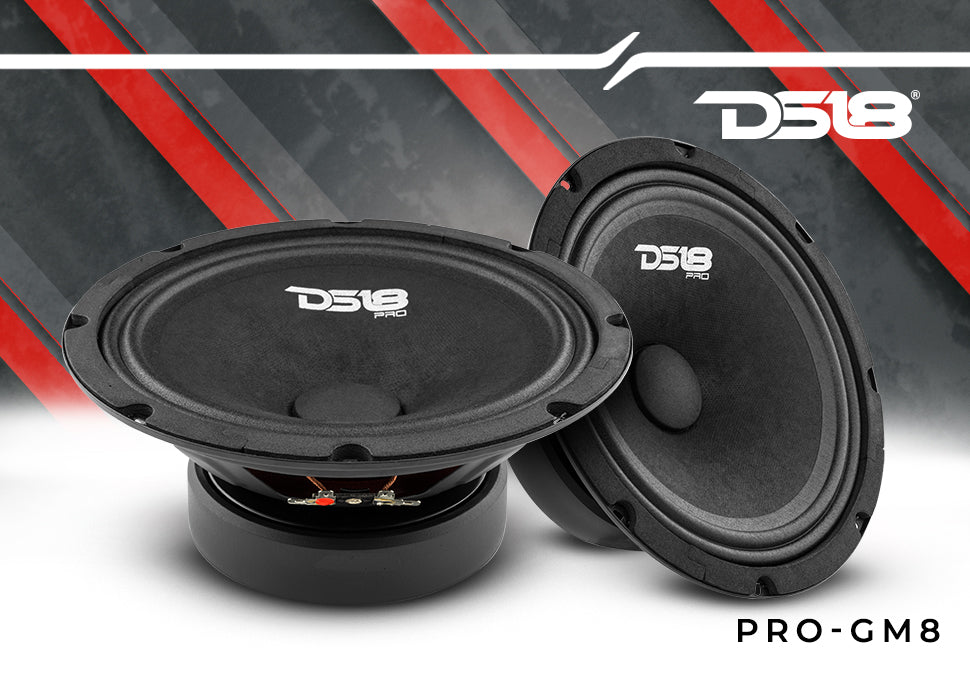 DS18 PRO-GM8 8" Mid-Range Loudspeaker 580 Watts 8-Ohm - DS18