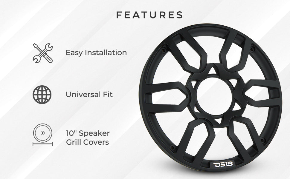 10" Universal Speaker Grill Cover - DS18