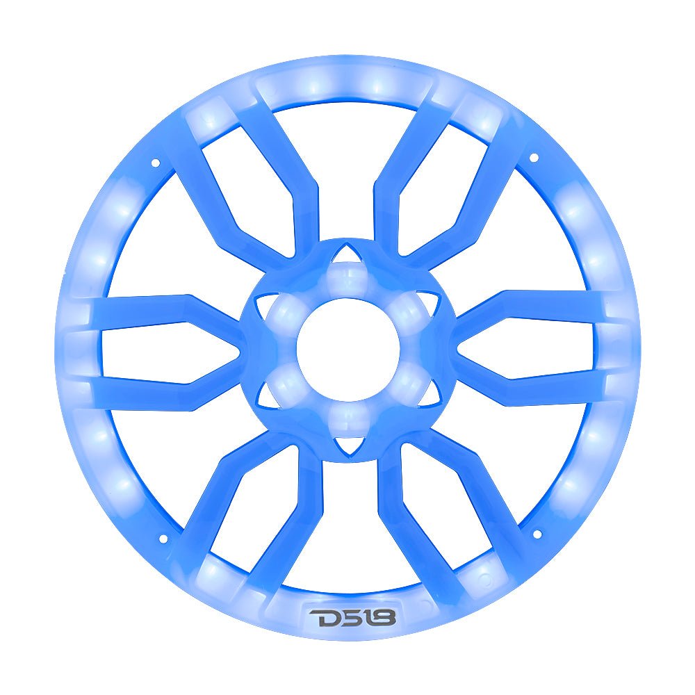 10" Universal Speaker Grill Cover -RGB LED Lights - DS18