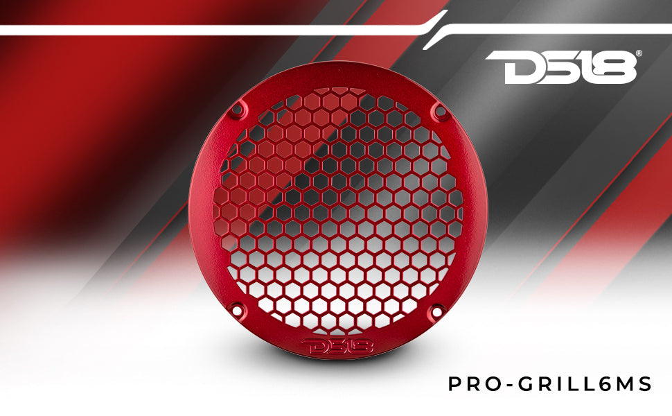 6.5" Universal Shallow Metal Mesh Speaker Grill - DS18