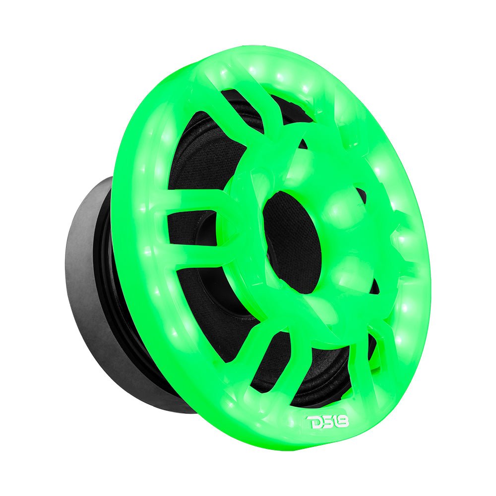 6.5" Universal Speaker Grill Cover -RGB LED Lights - DS18