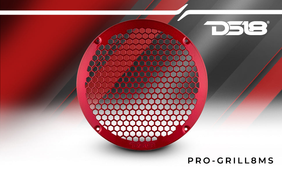 8" Universal Shallow Metal Mesh Speaker Grill - DS18