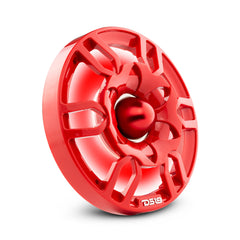 DS18 PRO-GTW6RD 6.5" Grill with Built-in 1.75" VC Neodymium Bullet Tweeter and RGB Lights 500 Watts Red(EACH) - DS18
