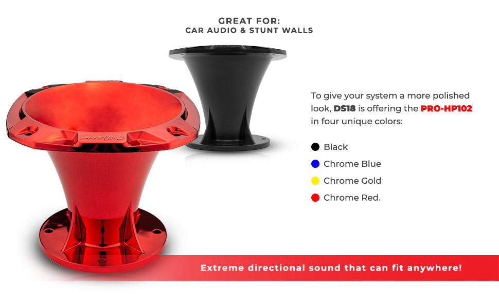 2" Throat Bolt On 35° 4.84" Depth Plastic Horn - DS18