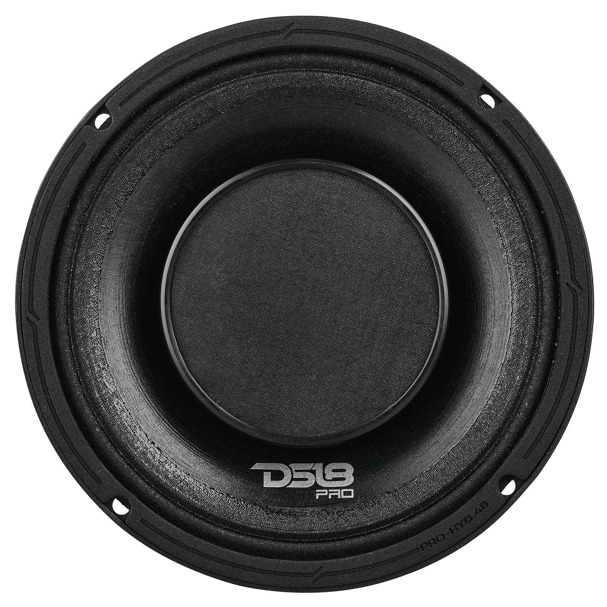 PRO 6.5" Coaxial Hybrid Mid-Range Water resistant Cone Loudspeaker with Built-in Driver 225 Watts Rms 4-Ohm - DS18
