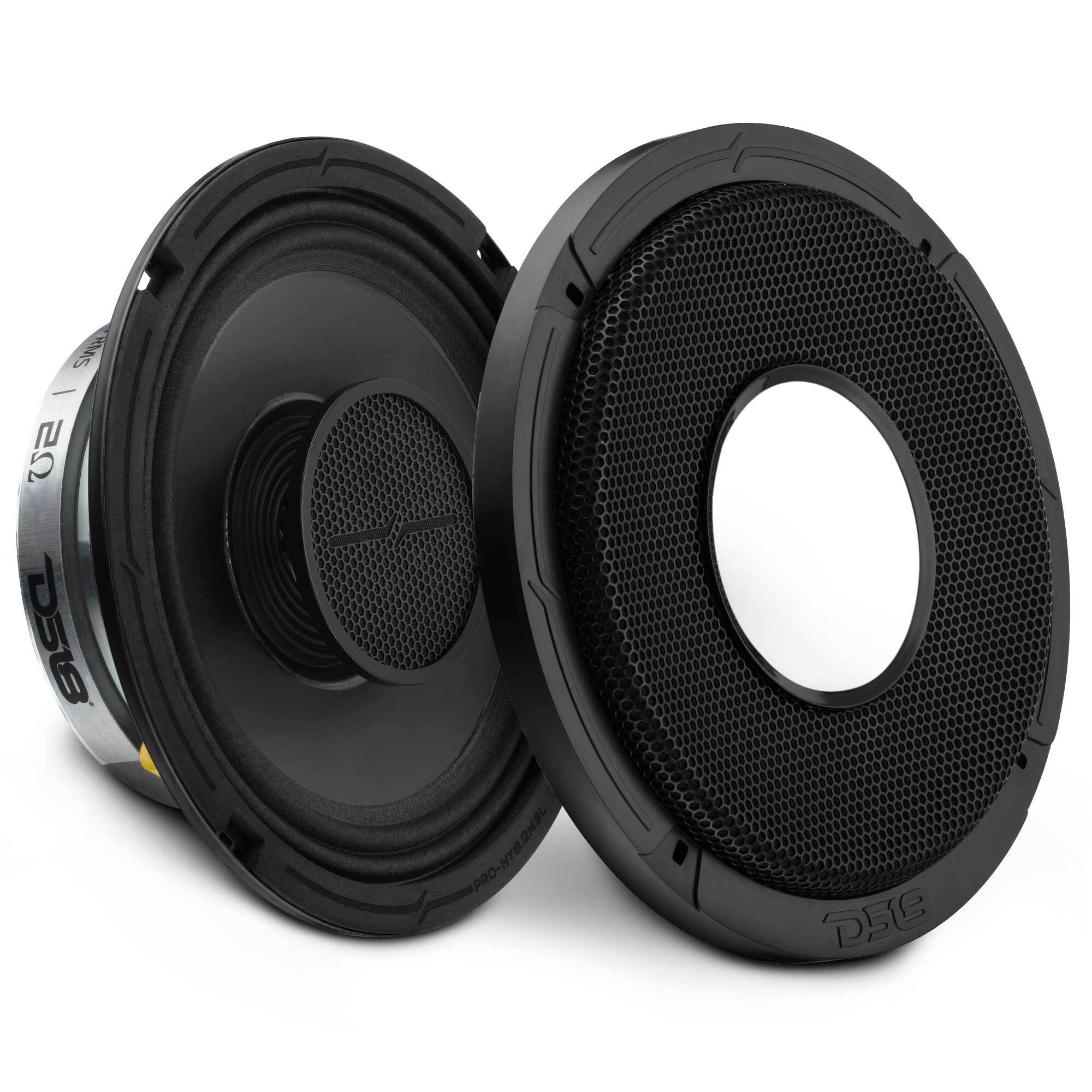 PRO 8" Hybrid Slim Loudspeaker with a 1" Compression Driver Horn | 200W RMS 2-Ohm - DS18