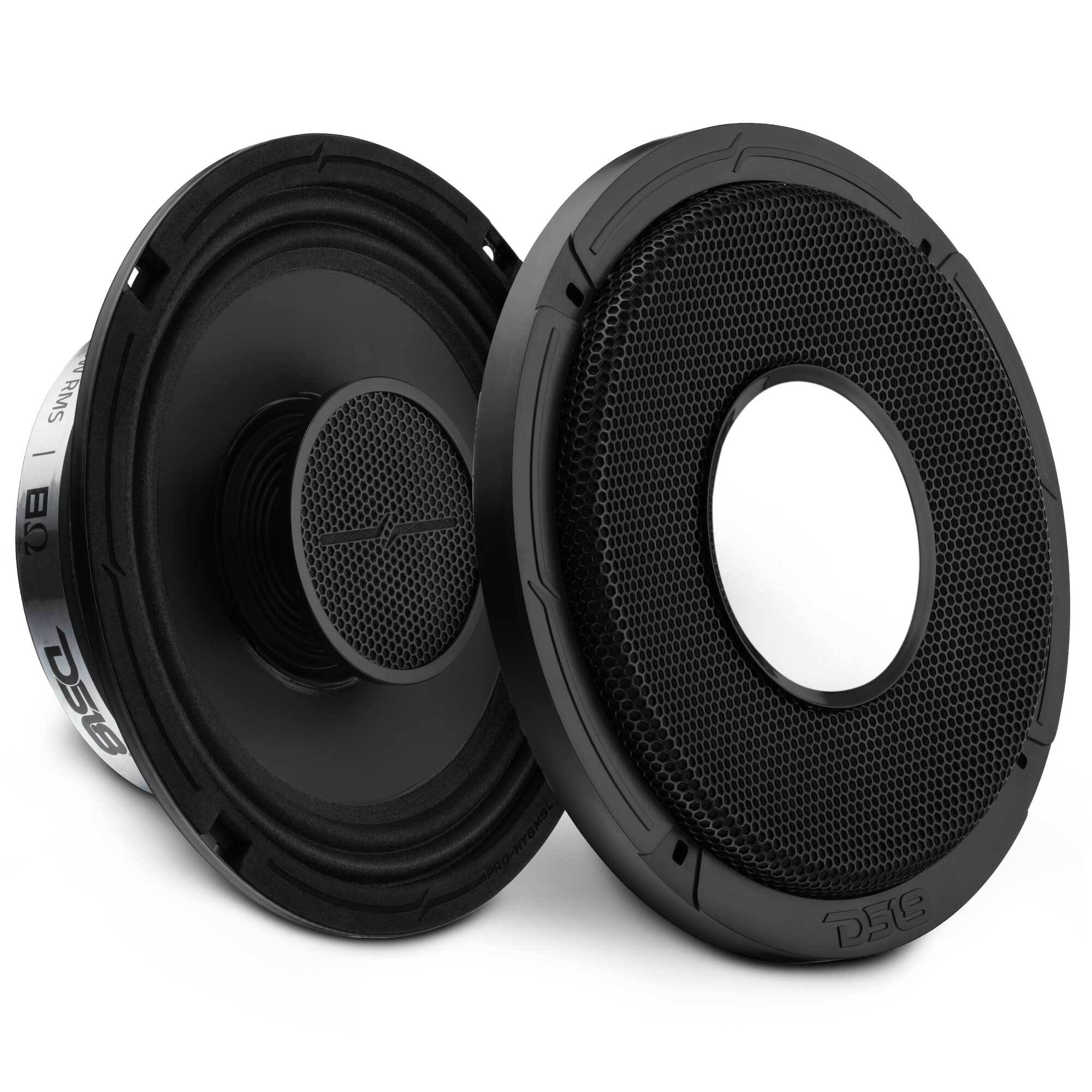 PRO 8" Shallow Coaxial Hybrid Mid-Range Loudspeaker with Built-in Driver | 200W RMS 8-Ohm - DS18