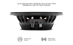 PRO 6.5" Slim Neodymium Mid-Range Loudspeaker with Bullet | 400W 4-Ohm - DS18