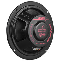 PRO 8" Shallow Neodymium Full-Range Loudspeaker 200 Watts Rms 4-Ohm - DS18