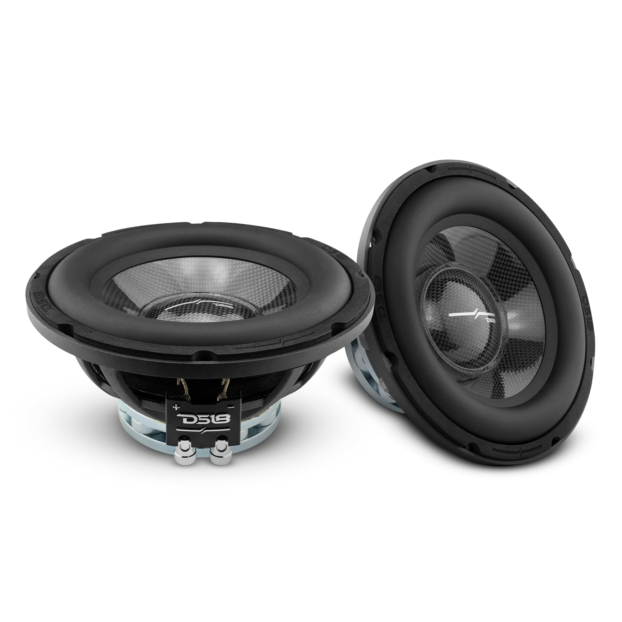 PRO 8" Neodymium Water resistant Carbon Fiber Cone Mid-Bass Woofer 250 Watts Rms 4-Ohm - DS18
