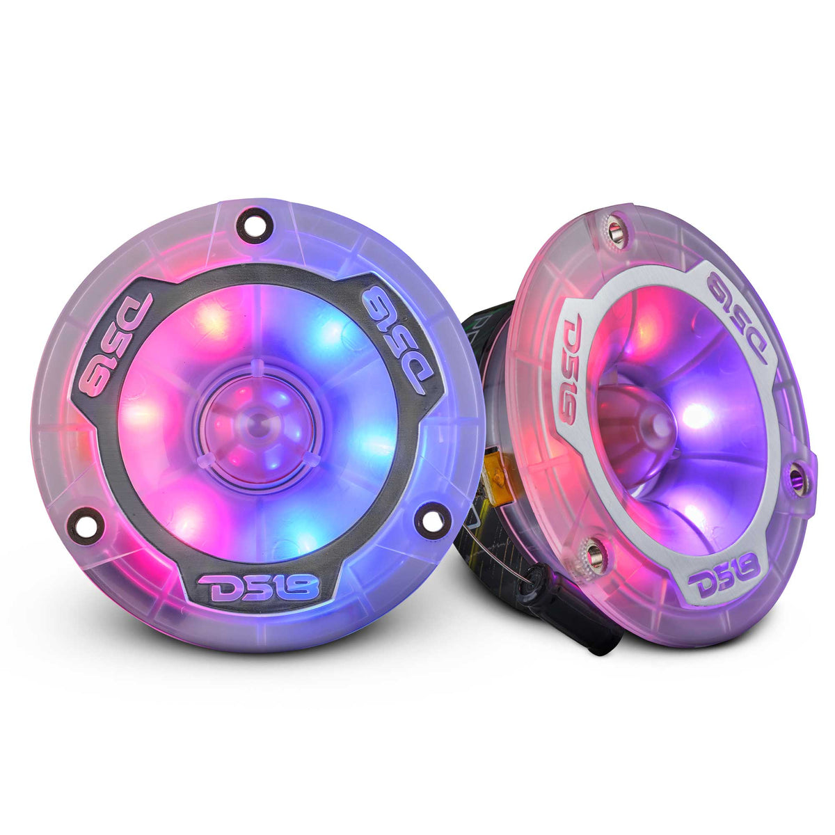 3.8” Super Bullet Tweeter with 1” Aluminum Voice Coil & Digital LED Lights - DS18