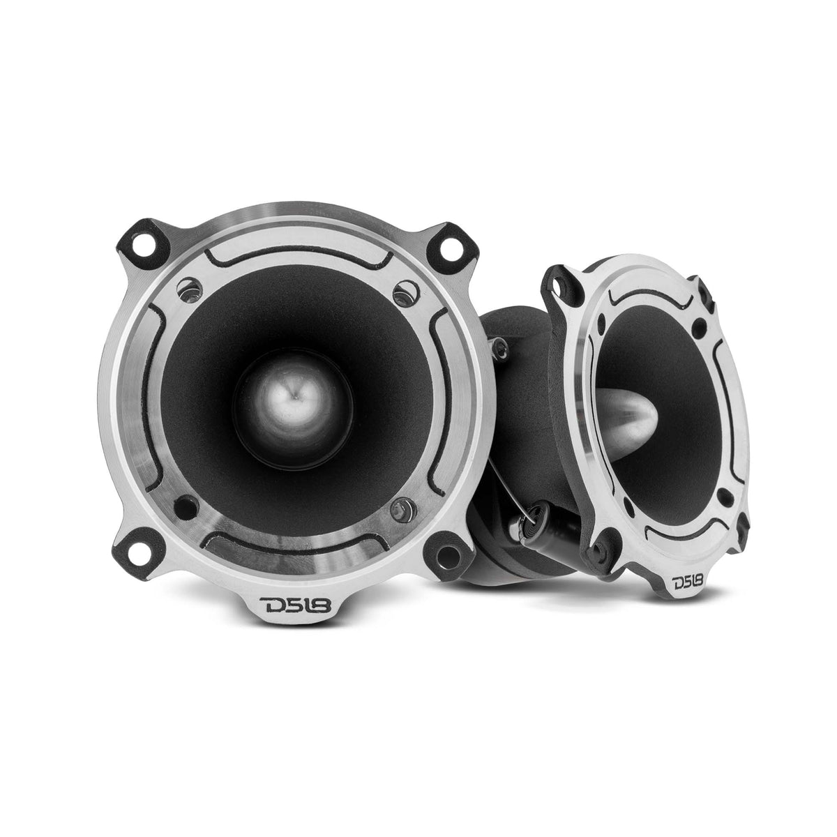 3” PRO Aluminum Super Bullet Tweeter – 240 Watts with Built in Crossover - Silver - DS18