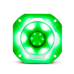 4" Super Bullet Tweeter 250 Watts 1.5" Titanium 4-Ohm Vc with RGB LED Lights - DS18