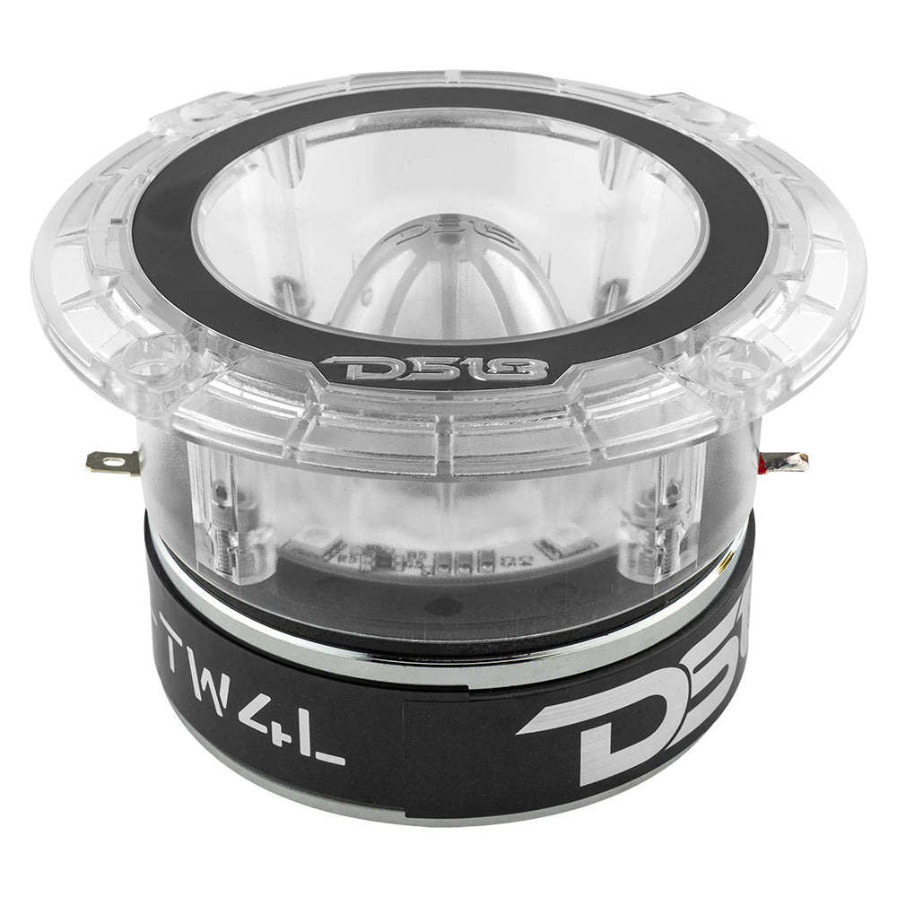 4.5" Super Bullet Tweeter 280 Watts 1.75" Titanium 4-Ohm Vc with RGB LED Lights - DS18