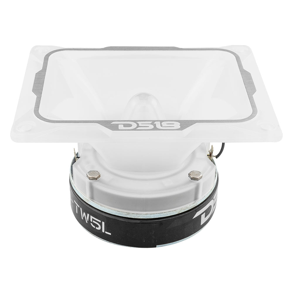 4" x 5.35" Super Bullet Tweeter 250 Watts 1.5" Aluminum 4-Ohm Vc with RGB LED Lights - DS18