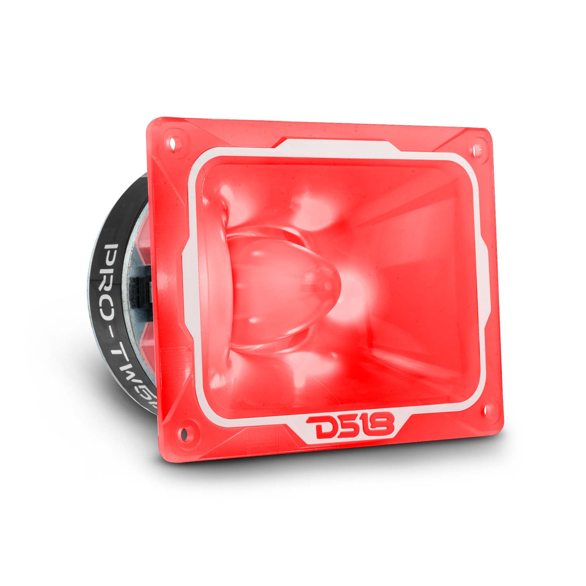 4" x 5.35" Super Bullet Tweeter 250 Watts 1.5" Aluminum 4-Ohm Vc with RGB LED Lights - DS18