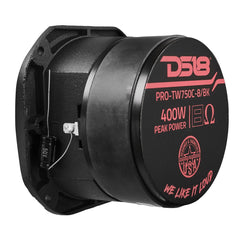4" Super Bullet Tweeter with 1.5" Titanium Voice Coil and Oversized Ferrite Magnet 200 Watts 8-Ohm - DS18
