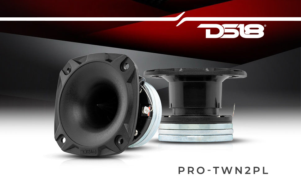 3" High Compression Neodymium Hybrid Driver/Tweeter 100 Watts 1" Polyester 4-Ohm Vc - DS18