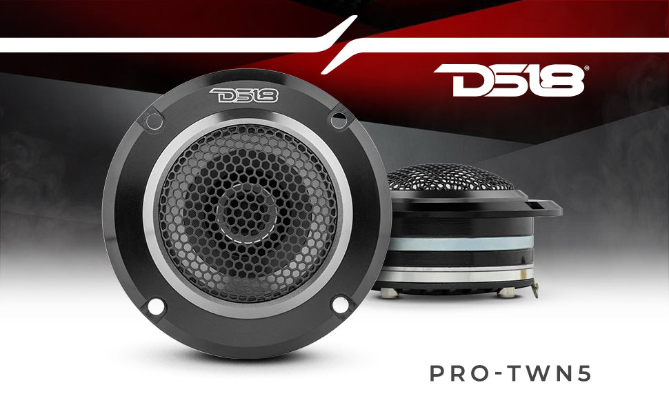 3.6" High Compression Neodymium Hybrid Driver/Tweeter 200 Watts 1.5 " Pen 4-Ohm Vc - DS18