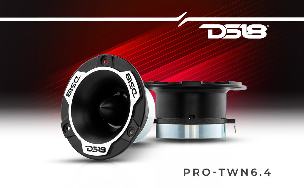 4" High Compression Neodymium Tweeter | 150W RMS 1.25 " Polyimide 4-Ohm Vc - DS18