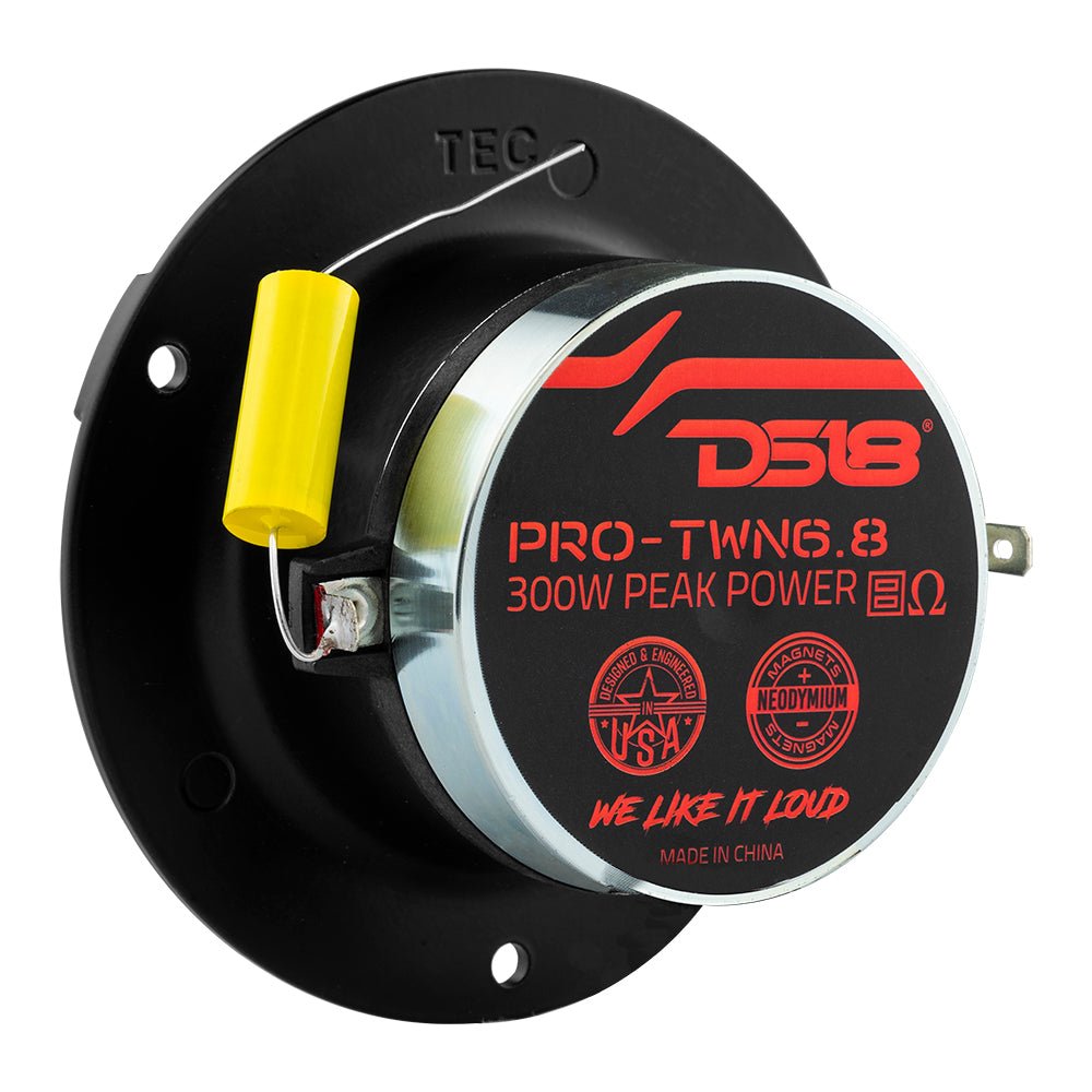 4" High Compression Neodymium Tweeter | 150W 1.25" Polyimide 8-Ohm Vc - DS18