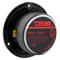 3.8" Super Bullet Tweeter 120W RMS 1" Aluminum 4-Ohm Vc - DS18