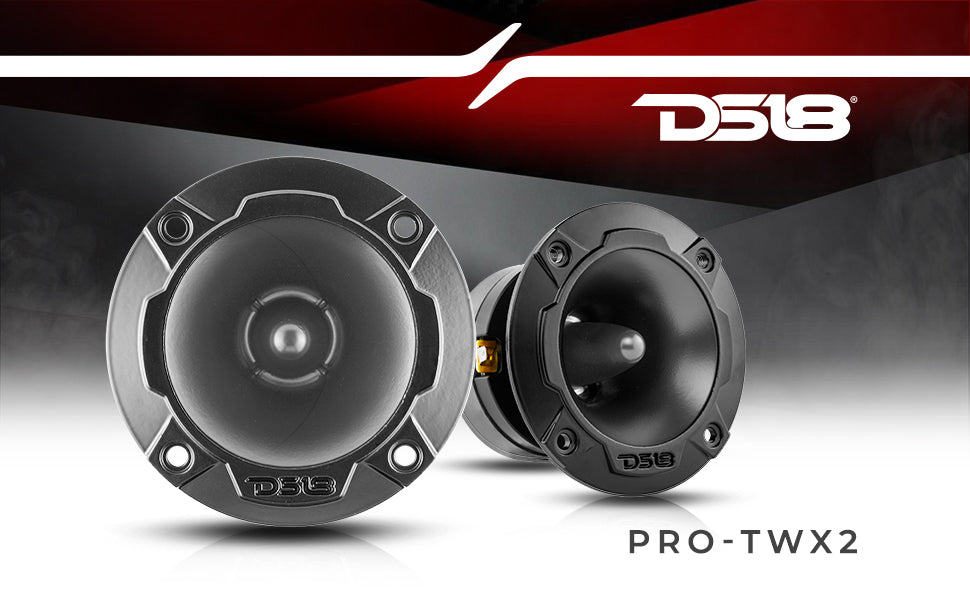 3.8" Super Bullet Tweeter 120 Watts 1" Aluminum 4-Ohm Vc - DS18