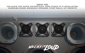 3.8" Super Bullet Tweeter | 250W RMS 1.5" Titanium 4-Ohm Vc - DS18