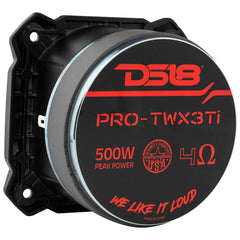 3.8" Super Bullet Tweeter | 250W RMS 1.5" Titanium 4-Ohm Vc - DS18