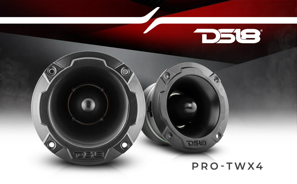 4.5" Super Bullet Tweeter 280 Watts 1.75" Titanium 4-Ohm Vc - DS18