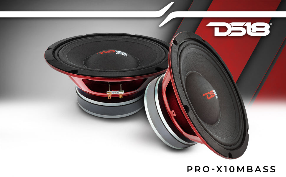 PRO-X 10" Mid-Bass Loudspeaker | 400W RMS 8-Ohm - DS18