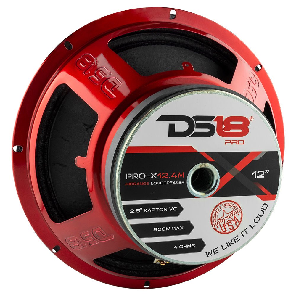 PRO-X 12" Mid-Range Loudspeaker 450 Watts Rms 4-Ohm - DS18