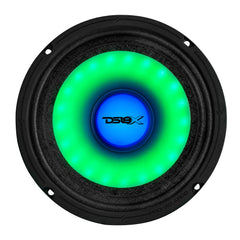 6.5" Mid-Range Loudspeaker with Dual RGB LED For Cone & Dust Cap 250 Watts 4-Ohm - DS18