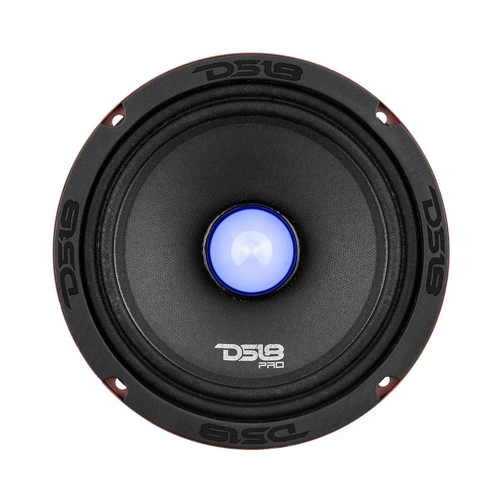 PRO-X 6.5" Mid-Range Loudspeaker with RGB Light Bullet 250 Watts Rms 4-Ohm - DS18