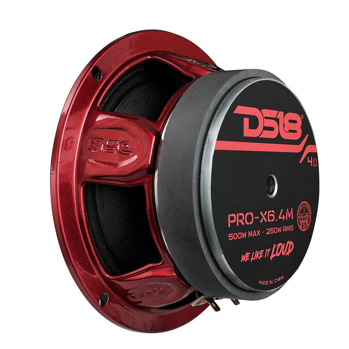 PRO-X 6.5" Mid-Range Loudspeaker 250 Watts Rms 4-Ohm - DS18