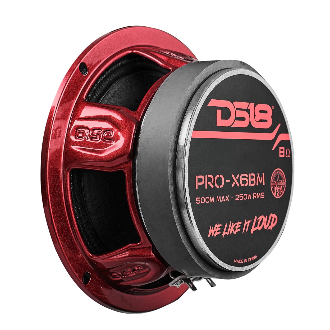 PRO-X 6.5" Mid-Range Bullet Loudspeaker | 250W RMS 8-Ohm - DS18