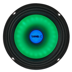 8" Mid-Range Loudspeaker with Dual RGB LED For Cone & Dust Cap 275 Watts 4-Ohm - DS18