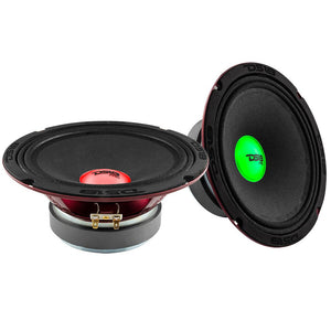 PRO-X 8" Mid-Range Loudspeaker with RGB Light Dust Cap 275 Watts Rms 4-Ohm - DS18