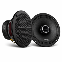 PRO-ZT 8" Coaxial Mid-Range Loudspeaker with Water Resistant Cone Built-in Bullet Tweeter and Grill 275 Watts Rms 4-Ohm (2