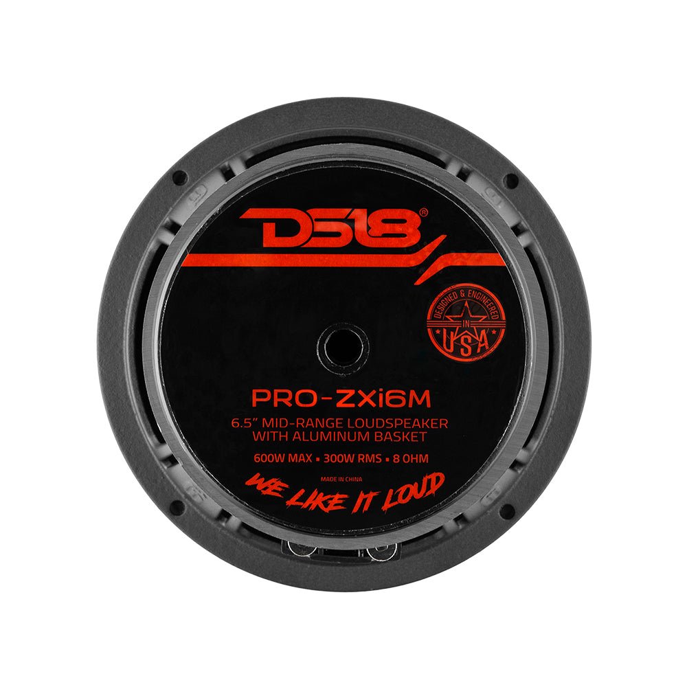 PRO-ZXI 6.5" Mid-Range Loudspeaker With Neodymium/Ferrite Magnets 300 Watts Rms 8-Ohm - DS18