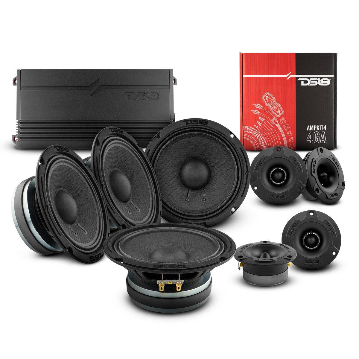 Stage1 Pro Audio Midbass Package - DS18